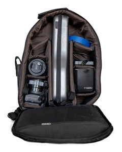 Mochila Bg Digital Mediana P/ Accesorios, Lentes, Flash, Reflex CON LENTES - comprar online