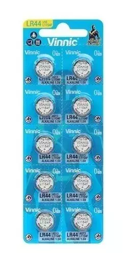 100 Pilas Vinnic Lr44 A76 Ag13 1.5v P/ Luces, Calculadoras