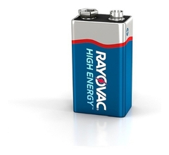 Bateria 9v Rayovac Alcalina Alto Consumo