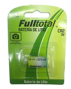 Pila Cr2 Full Total Litio 3v P/ Sensores, Alarmas, Camara