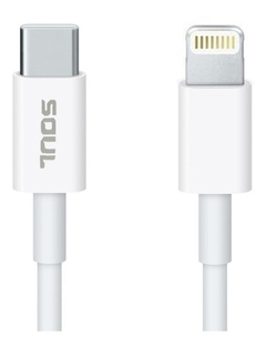 Cable de Datos Tipo C a Lightning 2 mts soul