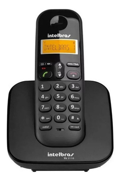 Teléfono inalámbrico Intelbras TS 3110 negro