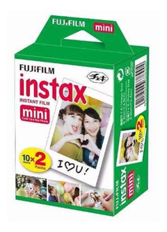 Rollo Fujifilm Pack 20 Fotos Instax Mini Lomo Blanco
