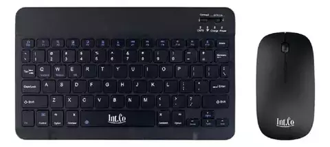 Kit Teclado Y Mouse Inalámbrico Bluetooth Slim Intco Rdk-906