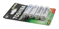 4 pilas Aa 2000 Mah Toshiba Recargables Alto Consumo - comprar online