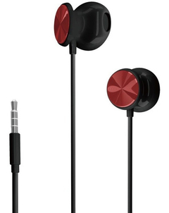 Auricular In Ear Dhh-1112 Negro/rojo Hp