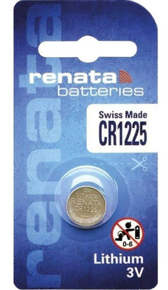 5 Pilas Renata Cr1225 3v P/ Luces, Alarmas, Relojes - comprar online