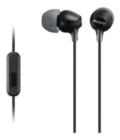 Auriculares In Ear Sony Mdr-ex15ap Negro Manos Libres Originales