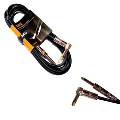 Cable Profesional vapex Plug 6.5 A Plug 6.5 90 grados 3 Mts
