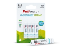 4 PILAS AAA 1000 MAH FULLENERGY PARA VARIOS USOS