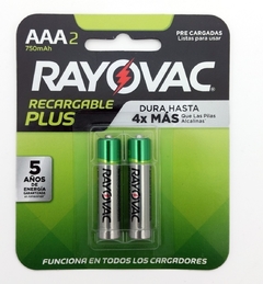 2Pilas Aaa 750 Mah Rayovac P/ Telefonos Inalambricos,linternas