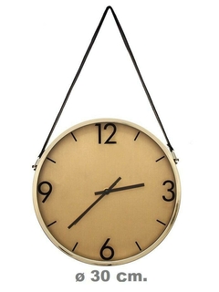 Reloj De Pared Vgo 30CM Dorado Analogico Decorativo RL27008 - comprar online