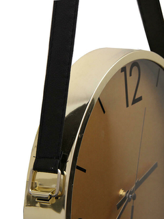Reloj De Pared Vgo 30CM Dorado Analogico Decorativo RL27008 en internet