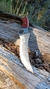 Cuchillo hunter de campo cachas madera cuereador - tienda online