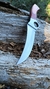 Cuchillo hunter de campo cachas madera cuereador