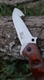 Imagen de navaja cuchillo plegable de caza con funda exelente calidad