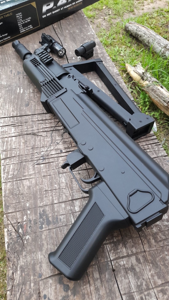 Fusil Replica de Balines Airsoft AK47 Negra Resorte