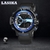 reloj deportivo táctico lasika digital azul - Lasika Prime W-H9024 resistente al agua - tienda online
