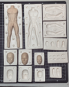 Ref.401- kit completo corpo com três versões de moldes rostos