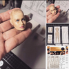 008-Kit molde corpo completo feminino com molde cabeça feminino moldes bipartidos