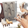 Ref.800- BLACKFRIDAY///Molde pet Dog labrador retriever escala 1/10 proporcional as esculturas feitas com moldes coleção humaninhos