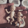 Kombo moldes baby ‘s 6 e 10cm escalas de tamanho 1/10 e 1/6