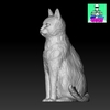 Ter.D697- Gatinho pronto em resina para seus projetos artísticos 5cm de altura ( 1 peça)