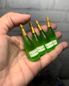 Ref.2099- MINIATURA DE GARRAFINHA DE Champagne kit com 4 garrafas