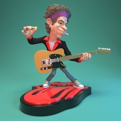 Ref.548901345- KEITH RICHARDS. 25cm aproximadamente em resina - comprar online