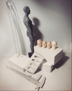 Ref.025-BLACKFRIDAY// -Kit completo masculino moldes coleção humaninhos gigantões 1/6 (a escultura fica com aproximadamente 27 a 30cm de altura