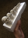 Ref.40070- Kombo completo com 5 moldes cranios bipartidos