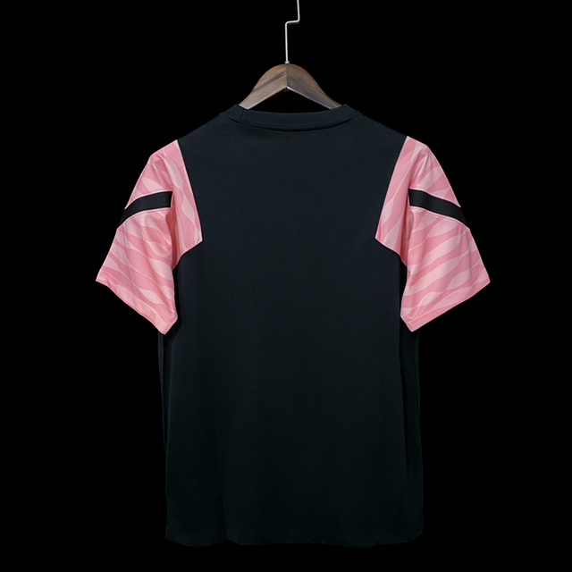 Camisa PSG Treino 21/22 - Torcedor - Masculina - Preta e Rosa