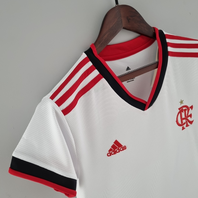 Camisa Flamengo II 22/23 - Feminina Torcedor - Branca