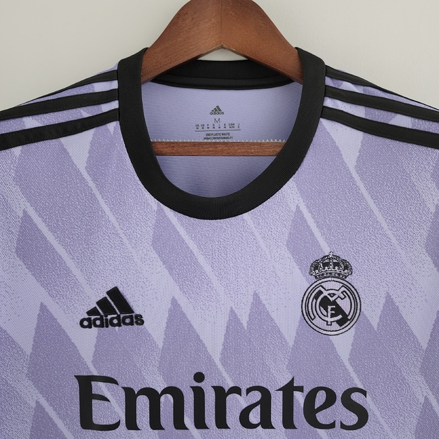 Camisa Real Madrid II 22/23 - Torcedor Masculina - Roxa