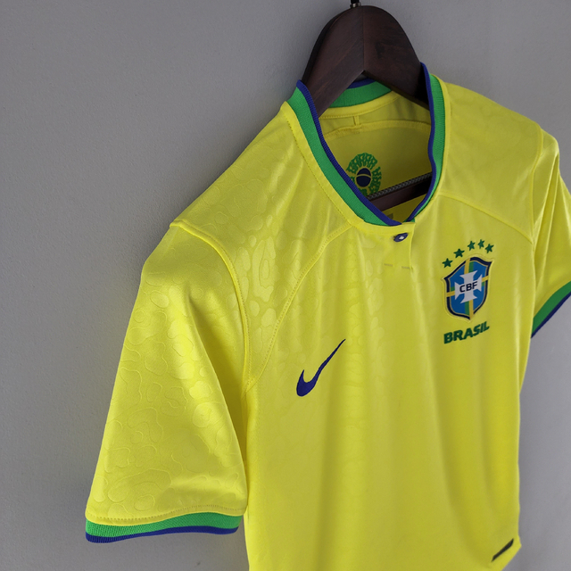 Camisa Seleção Brasileira 22/23 - Feminina Torcedor - Amarela