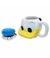 Caneca Porcelana Rosto Pato Donald com Tampa Disney 470ml - loja online