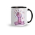 Caneca Cerâmica Hand Mulher Punho Cerrado Feminismo Personalizada com Nome 325ml - comprar online