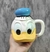 Caneca Porcelana Rosto Pato Donald com Tampa Disney 470ml