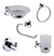 Accesorios Baño Peirano Set 5 Piezas 12005