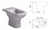 Ferrum Trento Combo 3 Inodoro Largo-Depósito Dual-Bidet - tienda online