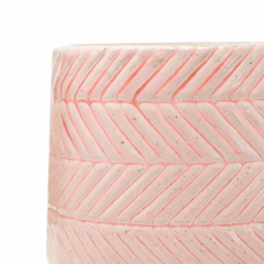 Maceta cerámica rosa - comprar online