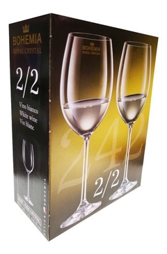 Copa Vino Blanco Bohemia 450ml x2