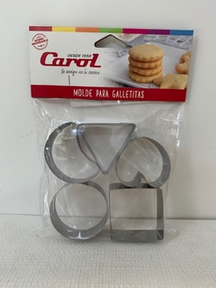 Moldes cortantes para galletitas x 5