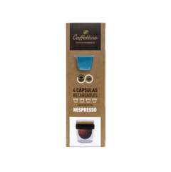Capsulas recargables para Nespresso x4 - comprar online
