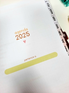 Agenda 2025 2 dias Cute tamanho A5 - Fofurinhas da Bila