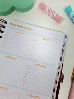 Agenda permanente 2 dias Cute tamanho A5 - Fofurinhas da Bila