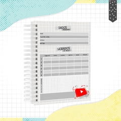 Caderno Youtube - tamanho colegial - comprar online