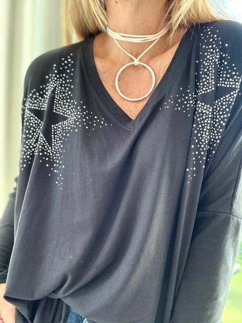 Corbatero gamuzado circular