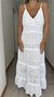 Vestido algodón blanco de India evase 108 B - comprar online