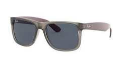 RayBan 0RB4165L 650987 RUBBER TRANSPARENT GREY 3N DARK GREY 57